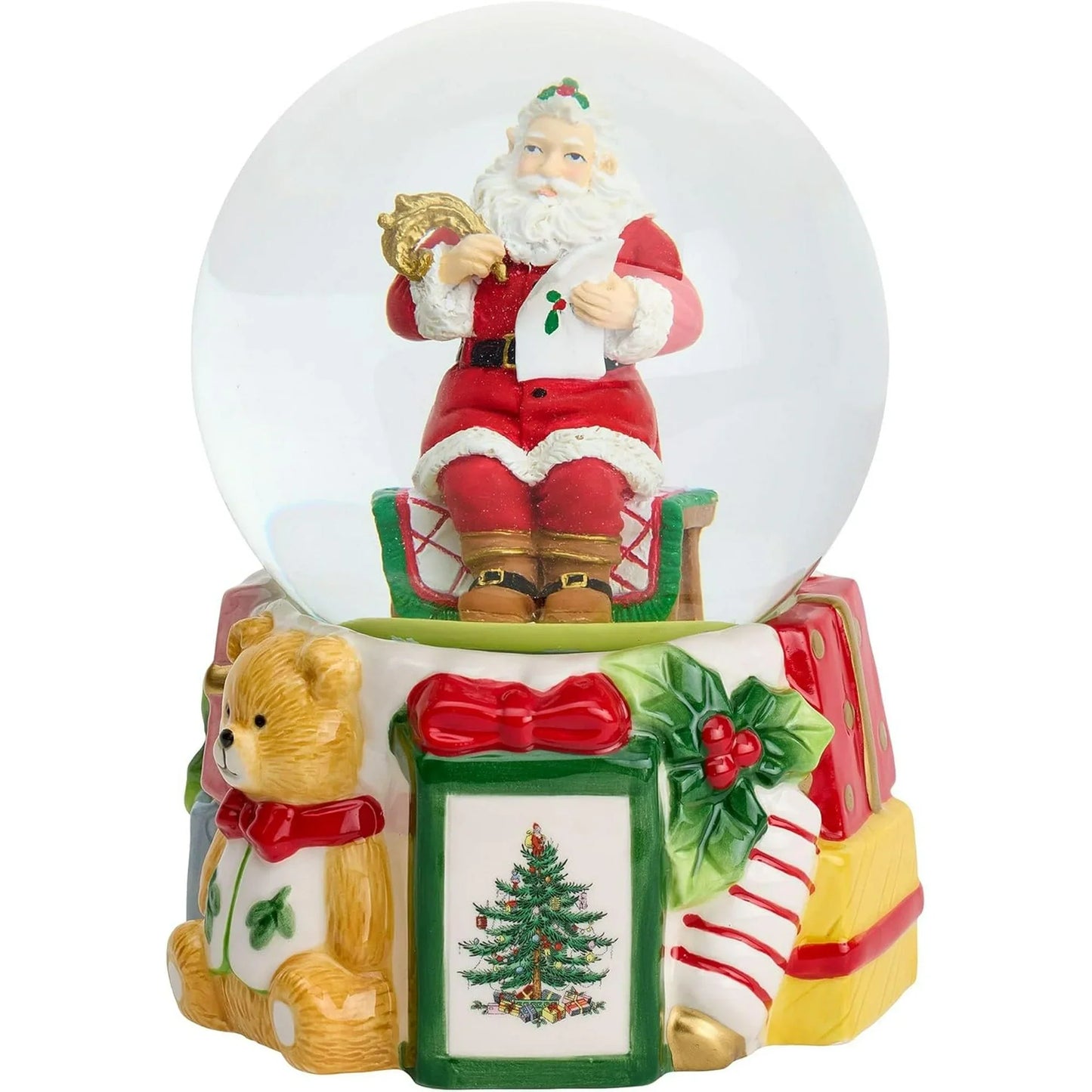 Christmas Tree Santa Clause Winter Wonderland Snow Globe