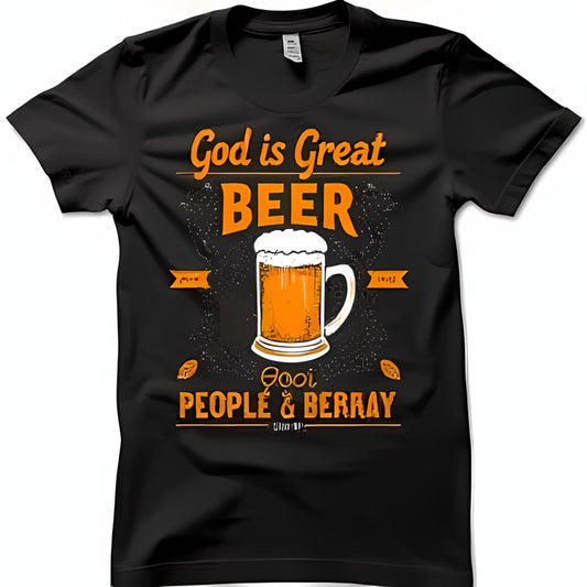 Funny Black T-Shirt with Mug Graphic & Humorous Quote for Lovers