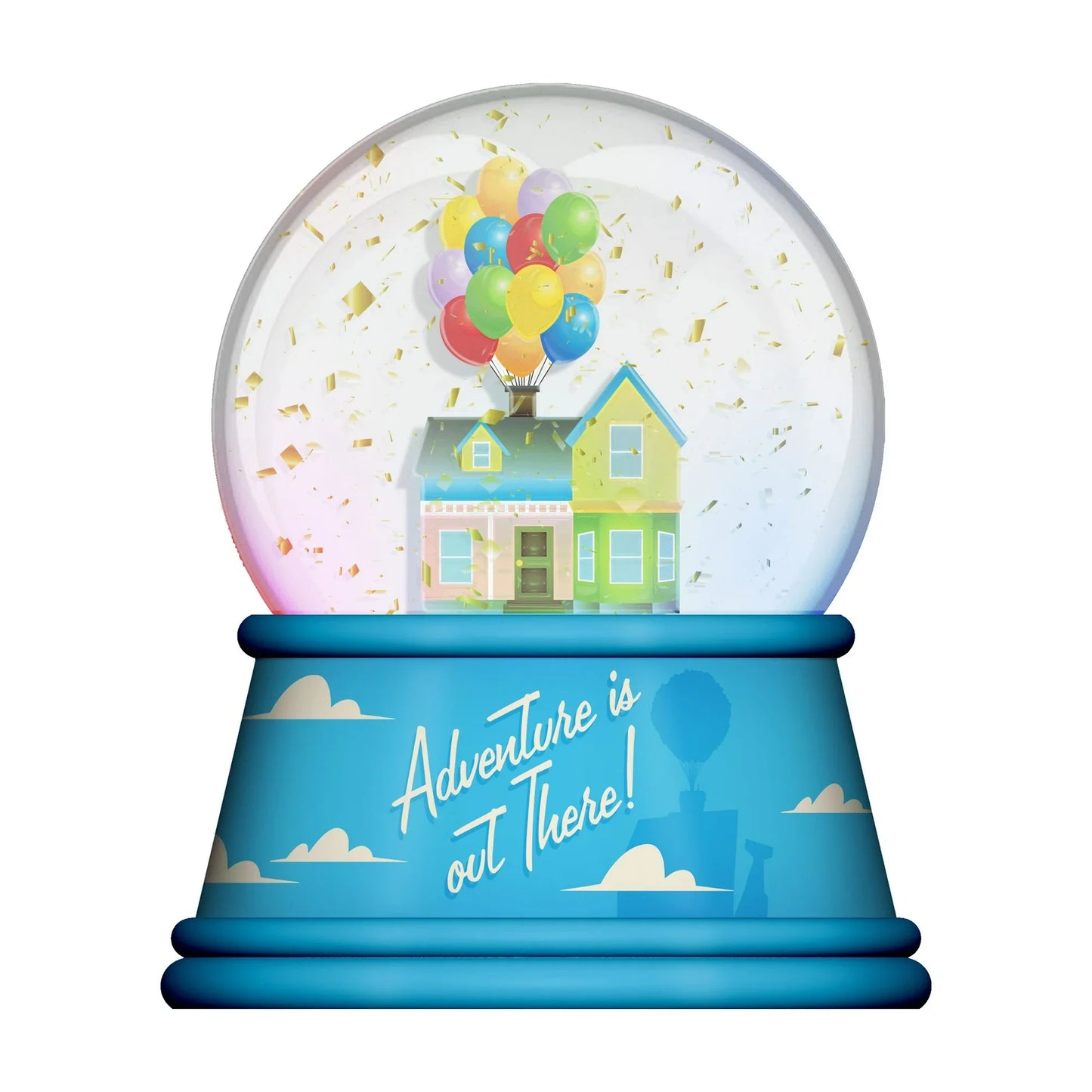 Lilo and Stitch Weird Planets 100mm Light Up Snow Globe